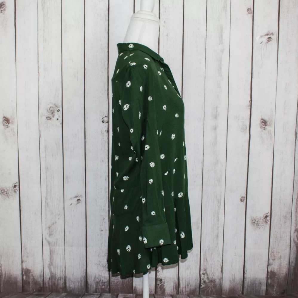 HP!🐞 11.1.Tylho Ladybug Peplum Tunic - Picture 4 of 16